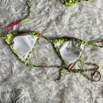 Neon printed bikini size S Green Photo 4