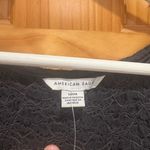 American Eagle Size Small Dark Grey Tie Front Crop Top. Photo 2