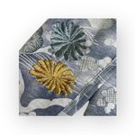 Lucky Brand Rare: Y2K Lucky ⚘ Embroidered Asian Crane Zip Hoodie Sweatshirt ⚘ Cloud Blue ⚘ S Photo 9