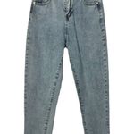Princess Polly Light Wash High Rise Straight Leg Mom Jeans 4 Photo 1