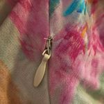 IRO  Size 36 US 4 Small Zola Mini Dress Watercolor Print Surplice Neck TINY FLAW Photo 6