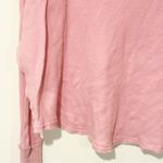 Free People  Size XS Pink Colby Long Sleeve Scoop Neck Thermal Photo 1