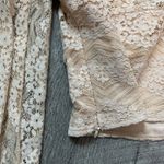 Topshop  Lace Long Sleeve Crop Top Photo 3