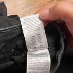 Mother Looker Ankle Fray Skinny Jeans in Night Hawk 24 Black Photo 8