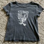Brandy Melville Women’s Gray Graphic Tee Photo 0