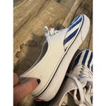 Vans Off the Wall Women’s 8.5 Blue White Pinstripe Tennies Sneakers Tennis Shoes Photo 9