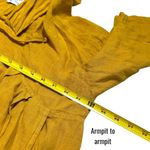 Completo Lino by Arthurio 100% Linen Gold Hooded Pullover Top Lagenlook M Size undefined Photo 7