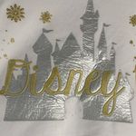 Spirit Jersey Walt Disney World Holiday Silver Gold Christmas Castle Velour - M Photo 7