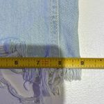 We The Free People Size 31 Mid rise Maggie Distressed Crop Jeans Raw Frayed Hem Photo 7