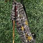 DKNY - Multipurpose Foldover Backpack | Black Iconic Graffiti Tilly Photo 4