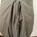 BCBGeneration  Olive Button-Down Sleeveless Top. Photo 4