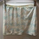 LA Hearts  White and Blue Butterfly Patterned Mini Skirt Small Photo 1