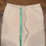 J. Jill Women’s 100% Linen Wide Leg Pants with Pockets in Cream Photo 10