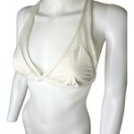 Dolce Vita Courtside Racerback Mesh white Bikini Top size medium​ Photo 1