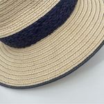 J.Crew Topstitched Natural Straw Hat Size M/L Photo 3