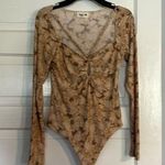 Open Edit Open Wdit Snake Skin Bodysuit Photo 0