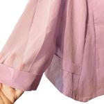 City Chic pleated cropped blazer in lilac 18 NWT Photo 4