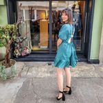 Peter Som  X RTR‎ Green Puff Sleeve Dress Size 10 Photo 5