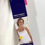 Vanity Fair White Built In Bra Camisole Tank Top Photo 3