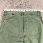 J. Crew Utility Zip Cuff Ankle Pants Olive Green Size 2 Pockets School‎ Photo 1