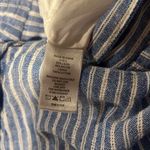 1. State State Blue and White Striped Wide Leg Pants Photo 6