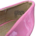 Chase and Chloe  Los Angeles Barbie Pink Point Toe Faux Patent Leather Heel size 7 Photo 4