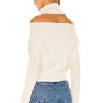Lovers + Friends  Anisa Cream Open Back Turtleneck Pullover Sweater Small Photo 2