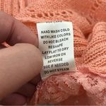 Ny Collection Open Cardigan Lace Back Dolman Short Sleeve Coral S Photo 4