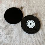 Handmade funky y2k retro style vinyl record dangle earrings💕 Photo 4