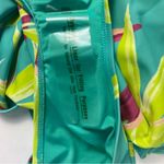 Old Navy Swimsuit Women 3X Green Color Tropical One Shoulder One Piece Beachy Photo 6