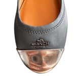 Coach  Flats Women's Black Mirror Metallic Chelsea Cap Toe Classic Sophisticated Photo 3