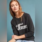 Sol Angeles  La Femme Anthropologie Sweatshirt Graphic S Crewneck Photo 6