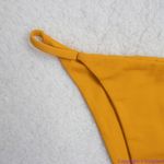 NEW Toast Swim String Bikini Bottom in‎ Marigold, M Gold Size M Photo 9