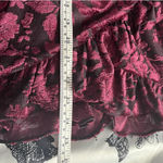 City Studios Vampy Maroon Velvet Bodycon Dress Photo 6