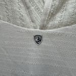 Kuhl  Women's Sonia Tank M White Lace  Top Cotton Lightweight Outdoors Photo 5