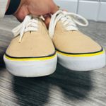 Polo Ralph Lauren Vintage Sneakers Women's 10B Tan Canvas Lace Up Casual Shoes Size 10 Photo 1