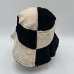 BDG Patchwork Corduroy Bucket Hat Black/White Adult Juniors Casual Photo 4