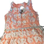 Minuet  Peach Lace Overlay Dress Photo 7