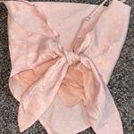 Blue Blush  Pink Satin handkerchief top Photo 1