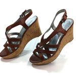 Marc Fisher SS1345 EUC Cork Wedge Sandals size 10M Photo 4