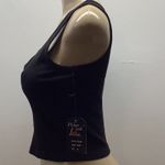 Splash  Size XL Black Ribbed Crop Tank Top. New With Tags Photo 1