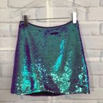 Wild Fable Purple Sequin Skirt Photo 0