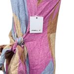 O'Neill NWT O’Neill Marlo Multicolor Patchwork Wrap Tank Viscose Dress Large Photo 5