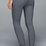 Lululemon High Times Pant Textured Stripe Black Deep Coal leggings! Photo 6