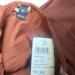 Windsor  extra small spaghetti strap brown mini dress  tight stretchy & ribbed Photo 2