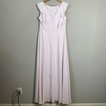 Ted Baker NWT London Ardenia Waterfall Ruffle Maxi Gown Womens 4 US 12 Pink Slit Photo 10