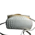 Brahmin  HAYDEN DAYDREAM BIJOU CROC EMBOSSED w/ woven raffia bamboo handles Photo 2