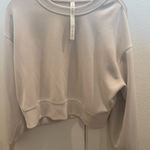 Lululemon Athletica Cream Crew Neck Sweater Photo 0