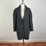 Kenzo Speckled Wool Topcoat Black Size M Photo 2