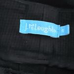 J. McLaughlin  Womens Cotton Textured Slim Pants Womens SZ 4 Black slacks trousers Photo 4